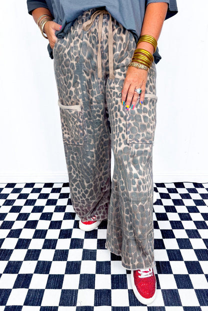 Leopard Plus Loose Pants LT