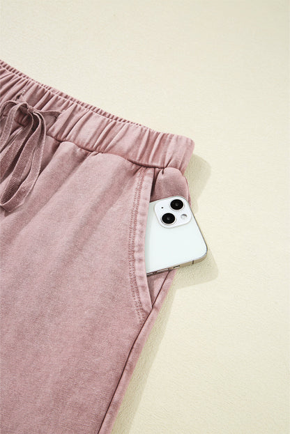Mineral Wash Drawstring Pants RTS