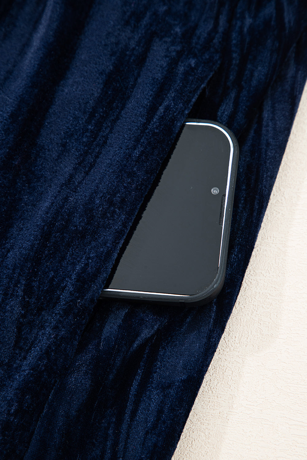 Navy Velvet Plus Size Dress LT