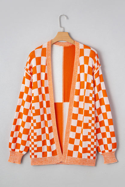 Checkered Cardigan *multiple colors* RTS