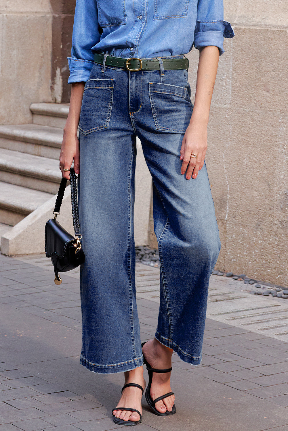 Patch Pocket Shift Jeans LT