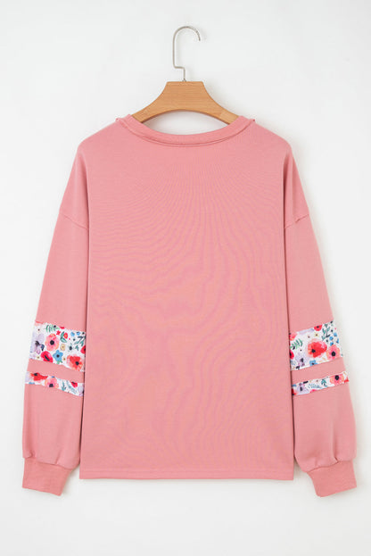 Floral Applique Baggy Top *TWO COLORS*  October.