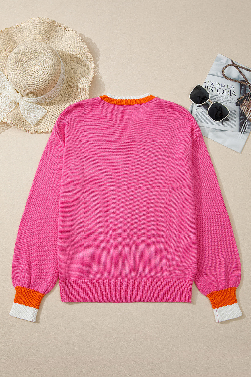 Pearl Detail Knit Sweater LT