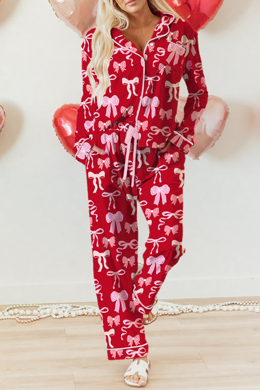Red Bow Pajama Set LT