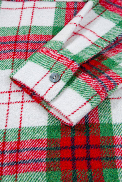 Red Plaid Flannel Jacket LT