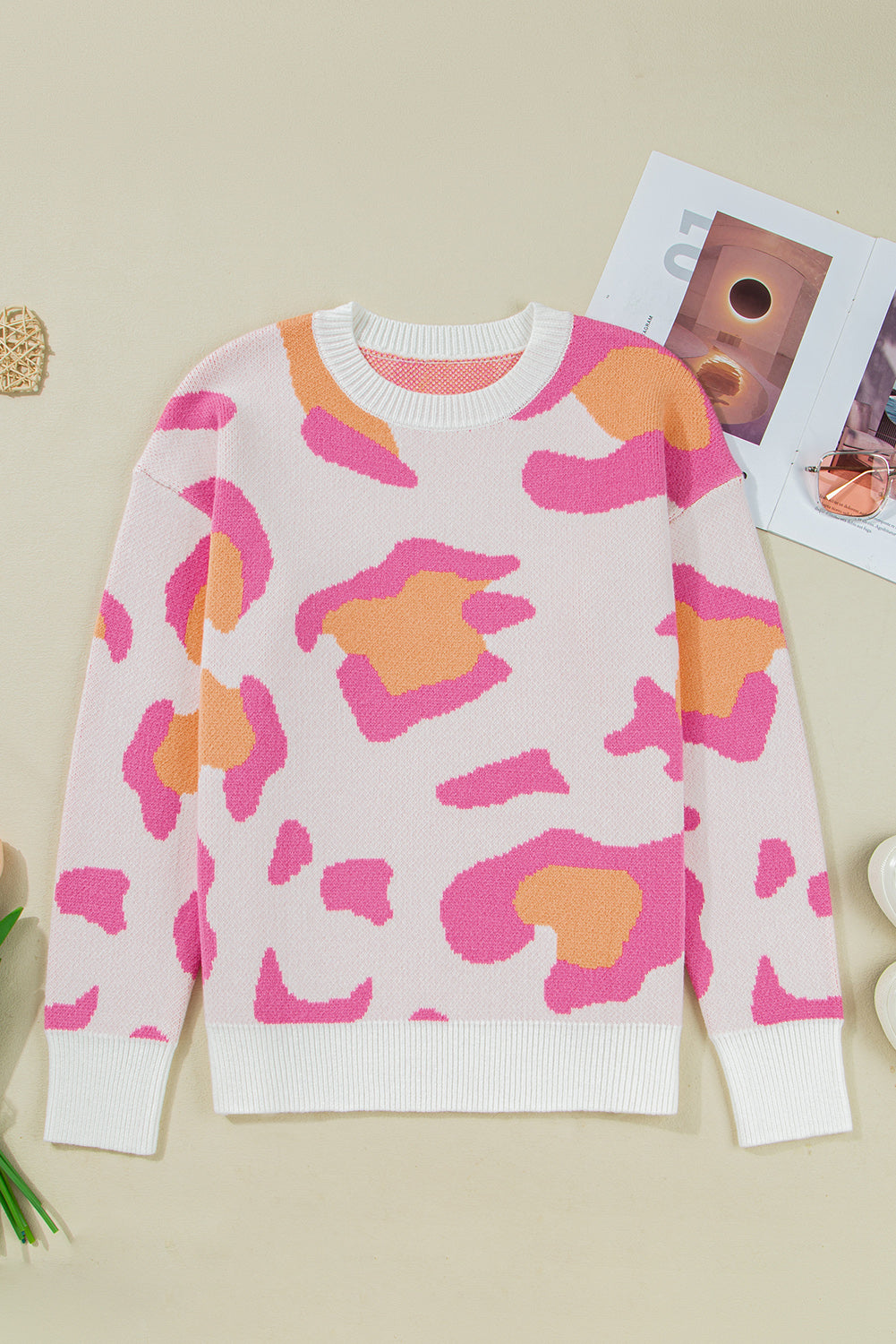 Sachet Pink Leopard Sweater LT