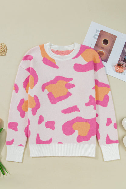 Sachet Pink Leopard Sweater LT
