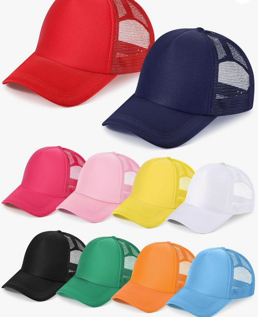 Foam Trucker Hats solid color  mix