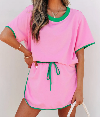 TWO PIECE SKORT SET OOTD