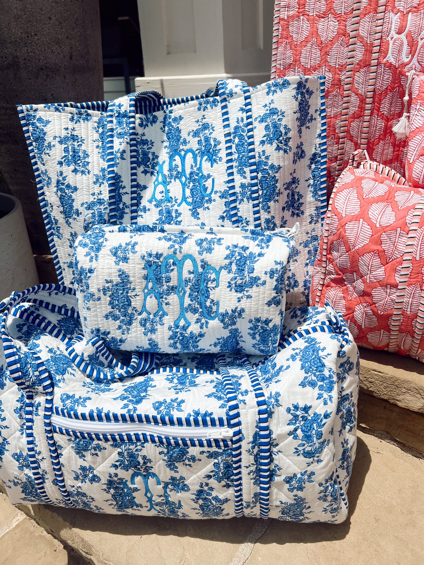 Quilted Block-Print - Aubrey Collection