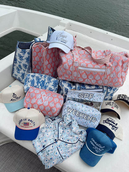 Quilted Block-Print - Aubrey Collection