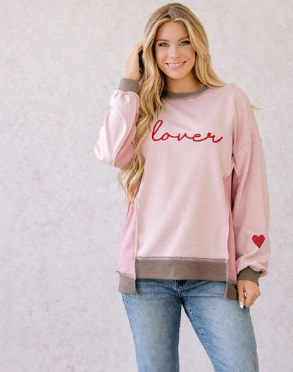 Waffle Lover Embroidered Pullover LT