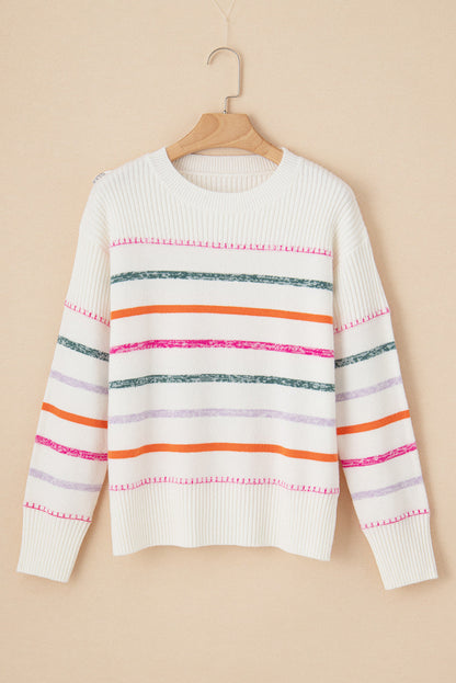 Colorful Stripe Sweater