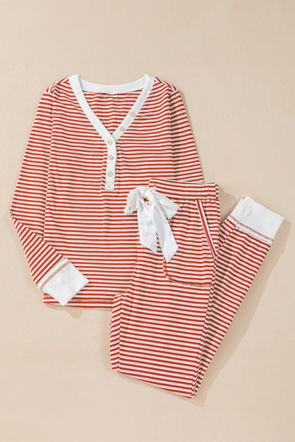 Red Stripe Lounge Set LT
