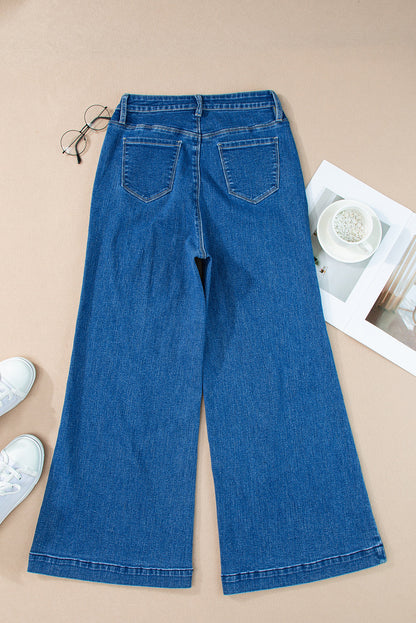 Flared Cropped Jeans LT