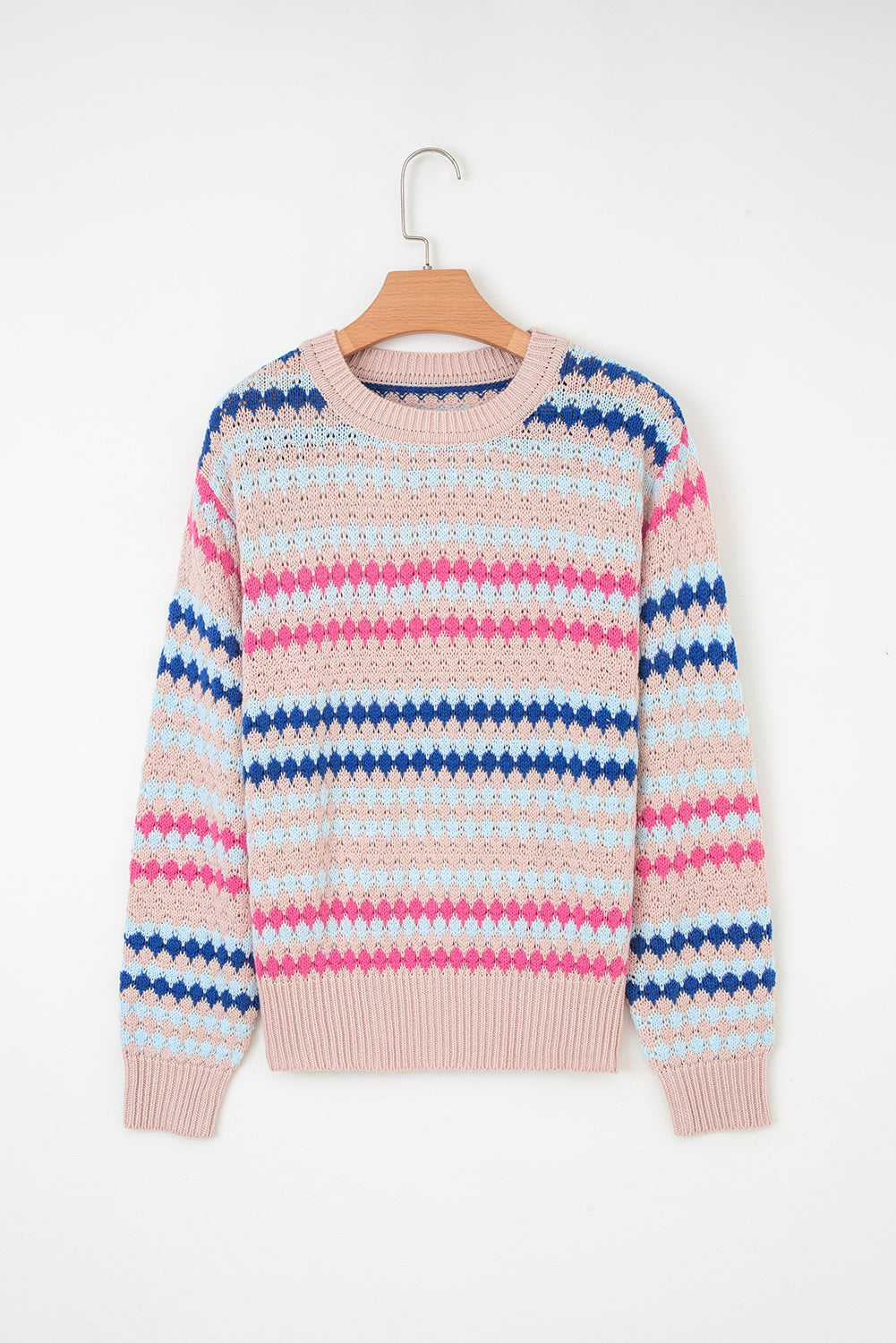 Stripe Eyelet Sweater *TWO COLORS* RTS