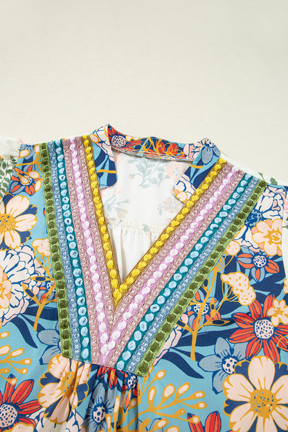 Multicolor Woven Plus Size Blouse LT