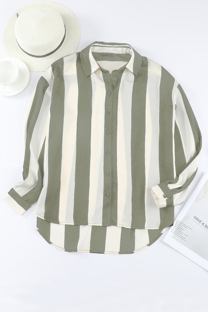 Green Stripe Relax Top LT