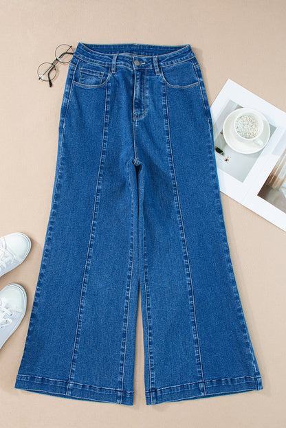 Flared Cropped Jeans LT