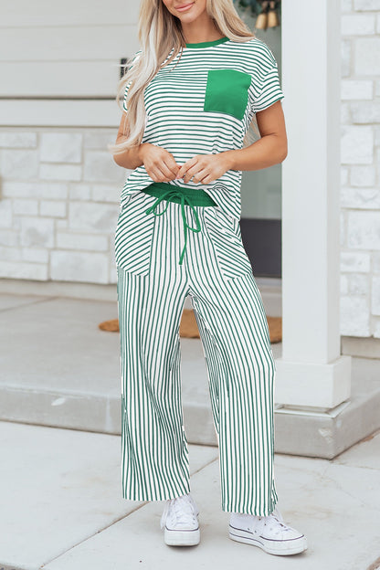 Stripe Drawstring Set
