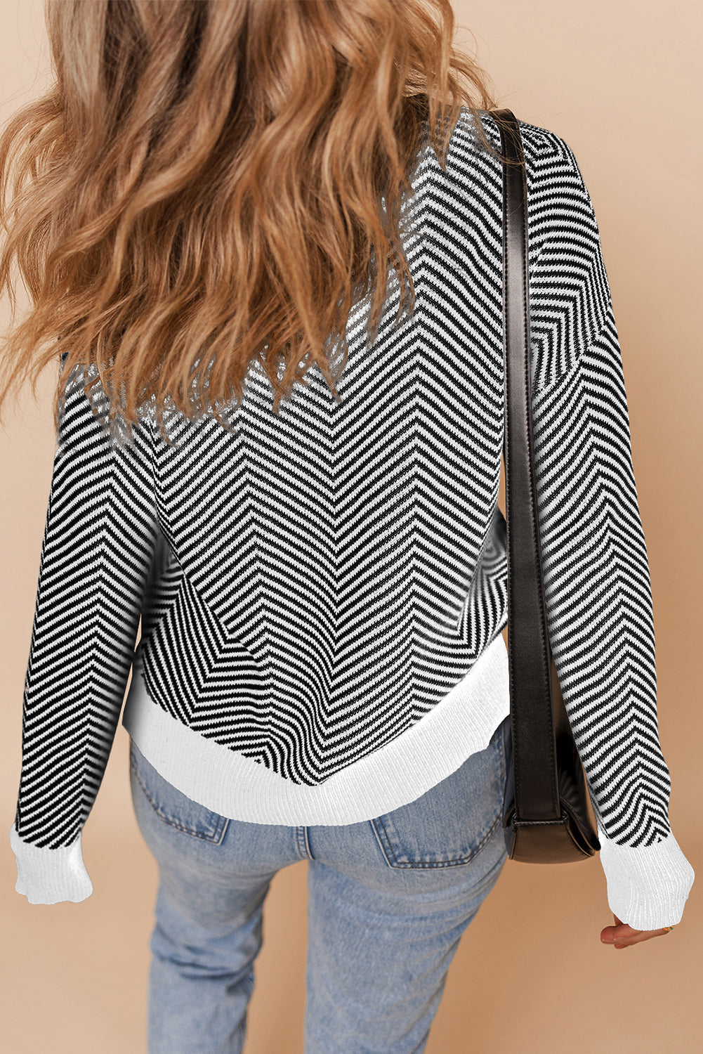 Striped Buttoned Cardigan RTS