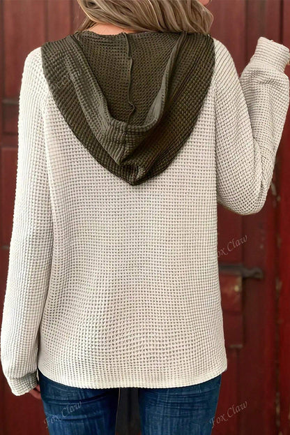 Waffle Buttoned Top LT