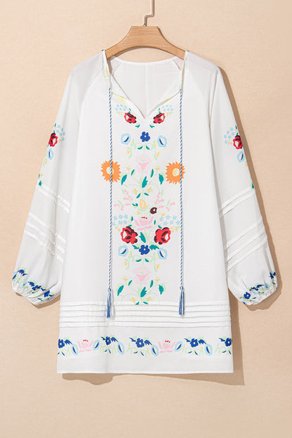 Floral Tassel Mini Dress LT