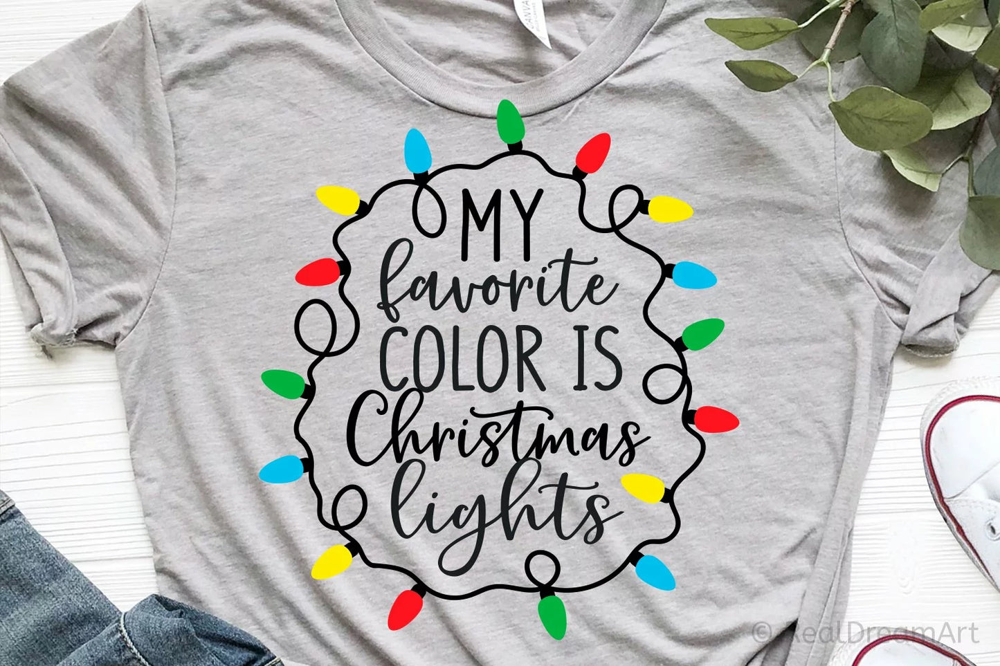 My favorite color is Christmas lights