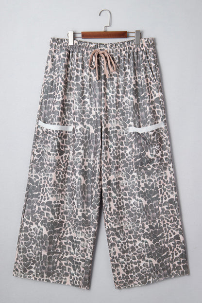 Leopard Plus Loose Pants LT