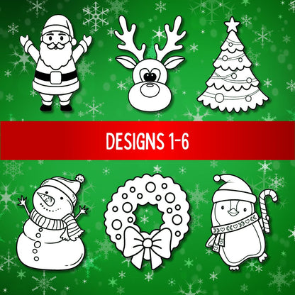 Christmas Craft Magnets | 2 Sets