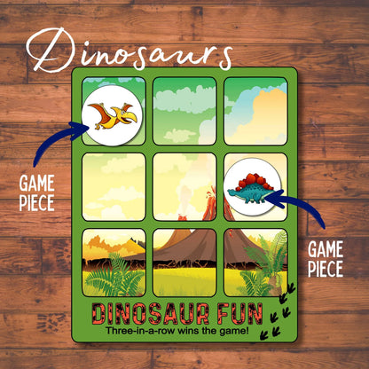 Acrylic Tic Tac Toe & Hangman Board Game - Double-sided