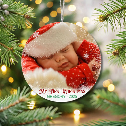 Personalized Baby's First Christmas Ornament