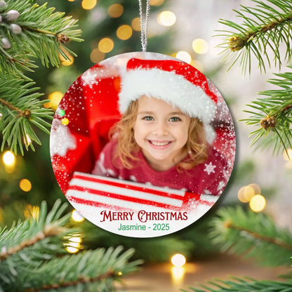 Personalized Merry Christmas Ornament