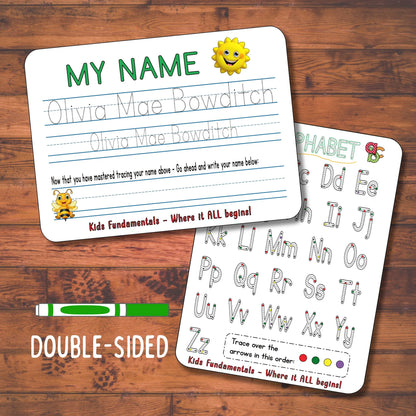 Personalized Name Tracing Practice Board
