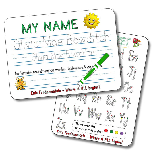 Personalized Name Tracing Practice Board
