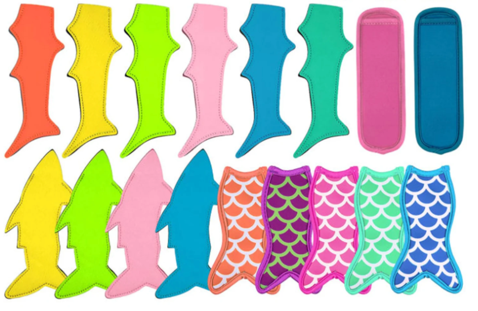 Personalized Popsicle Holder • Neoprene Popsicle Sleeve • Frozen Yogurt Sleeve • Classroom Gift • Classroom Gift • Pool Party Favo