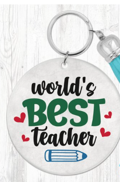 Teacher keychains