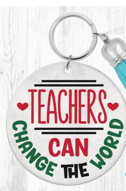 Teacher keychains