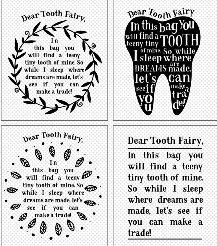 Tooth Fairy Bag